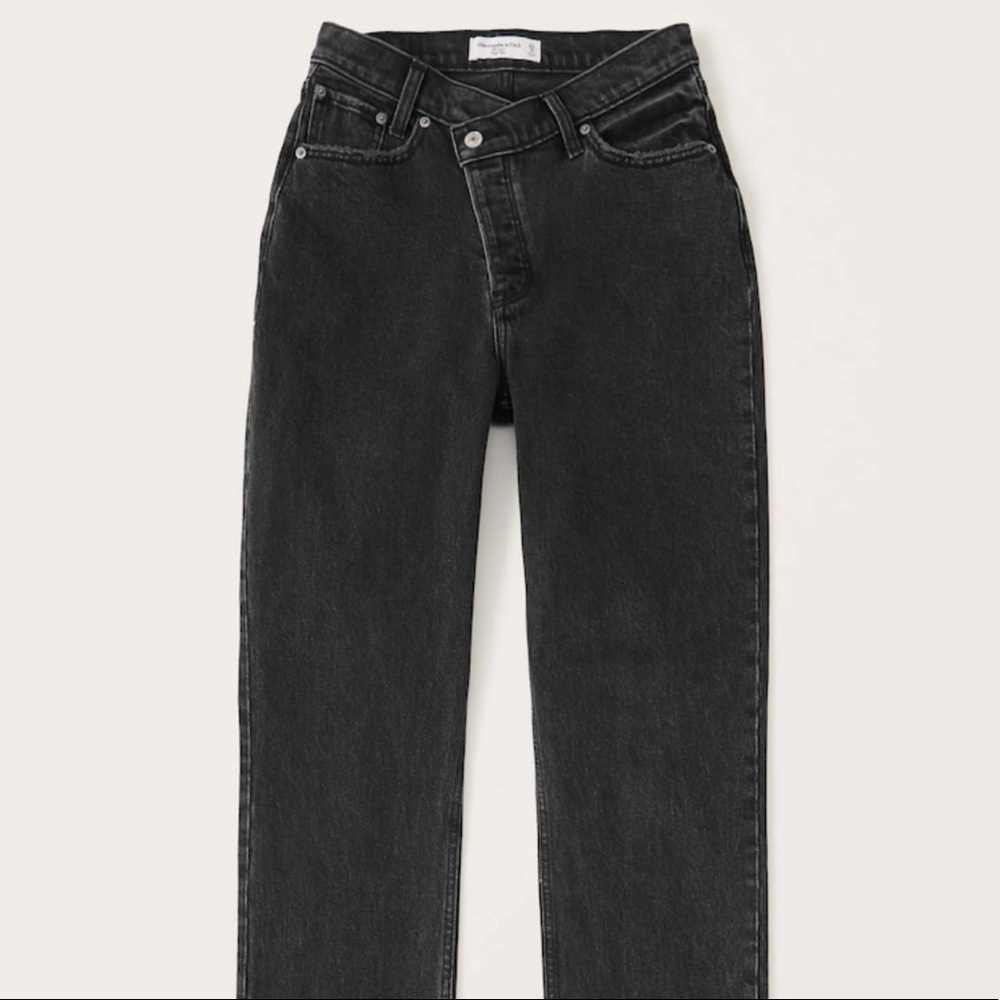 Abercrombie High Rise Dad Jean
